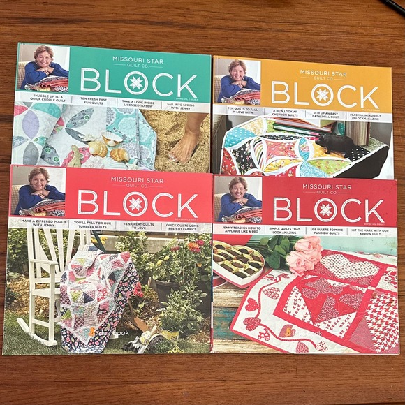 4 Missouri Star Quilt 2015 BLOCK Books - Picture 1 of 5